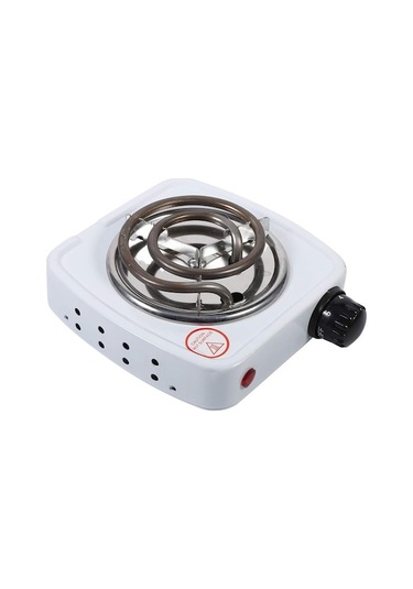 Dr Elektrikli Soba, Elektrikli Tek Brülör Ocak Brülörü Bej Altın - Gümüş