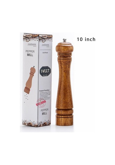 Değirmen, Karabiber Değirmeni, Meşe Karabiber Değirmeni, Taze Çekilmiş Karabiber Değirmeni Baharat Kavanozu, Öğütme Şişesi, Tuz Ve Karabiber Değirmeni, 25,4 Cm Ahşap