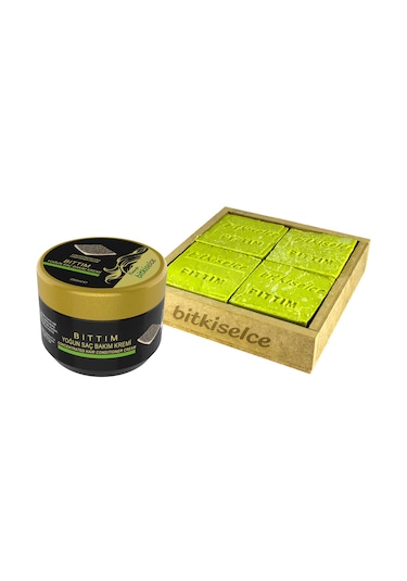 Bitkiselce Siirt Bıttım Sabunu 4'lü + Bıttım Saç Kremi 250 ML