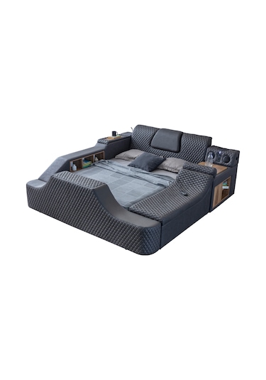 Eymense Escape Tv Modullü Akıllı Lüx Karyola Antrasit