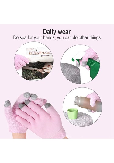 Sones 2 Adet Tüy İplik Dokunmatik Ekran Eldiveni Açık Hava Tam Parmak Eldiveni