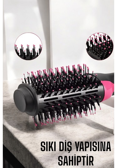 1200 Watt Gücünde, Negatif İyon Teknolojili, 3 Isı Kademeli Fön Tarağı