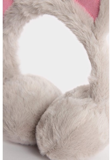 Defacto Kız Çocuk 3d Pelüş Kulaklık A5715a825wngr100 Gri