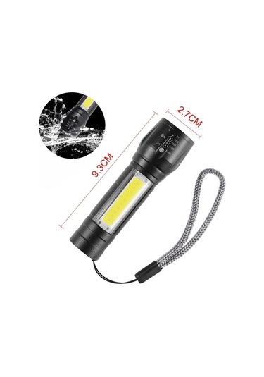 Buffer Kutulu Mini El Feneri Taşınabilir Led Kamp Ve Acil Durum El Lambası Plastik Gövde Çok Renkli