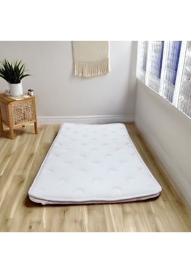 Relax Bedding Sert Yatak Pedi, Pamuklu Örme Kumaşlı 100x200 Cm.
