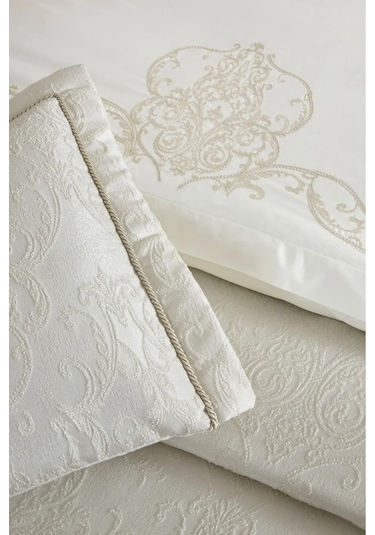 Özdilek Julia 11 Parça Çeyiz Seti - Krem Krem