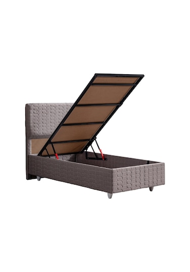 Setaymobilya Baza, Stella Tek Kişilik Baza + Başlık+Real Pedli Ortopedik Yatak