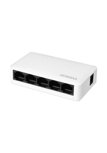 Everest ESW-515G 5 Port Gigabit Ethernet Switch Hub Beyaz
