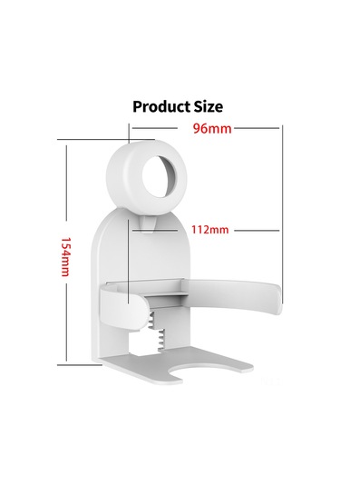 Yuntech01 Google Nest Wifi Router+point İçin Abs Materyal Beyaz Router Tutucu, Kabloları Gizle, Kurulum Kolay, Zırhlı Ve Yırtılmaz Tasarım