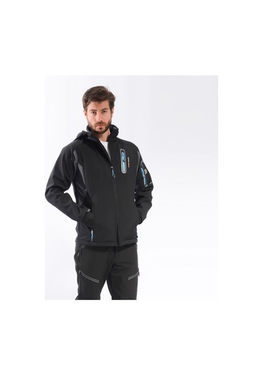 Freecamp Eagle Softshell Ceket-siyah-mavi Siyah