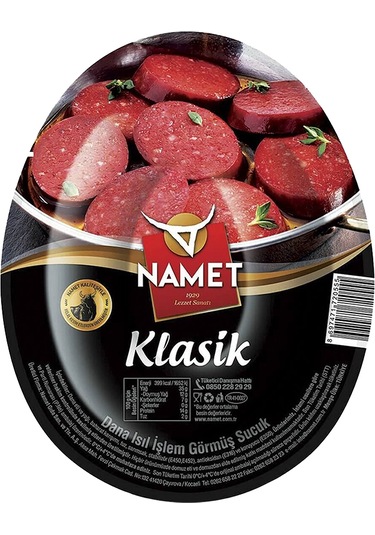 Namet Dana Işıl İşlem Görmüş Sucuk 200 Gr X2 Paket