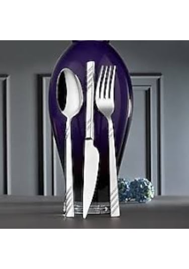 Dilay Çatal Kaşık Seti Dicle 18/10 Gümüş