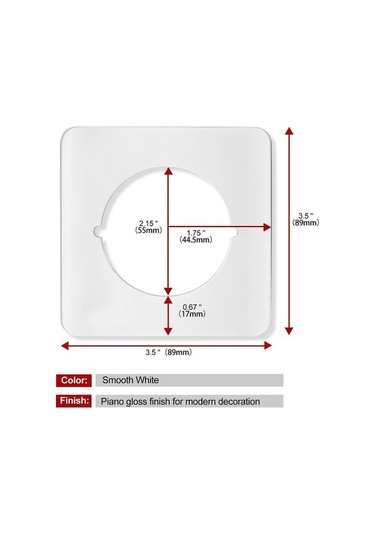 Besthome1 2 Adet Kapı Güçlendirme Plakası Kolu Sabitleme Braketi Beyaz