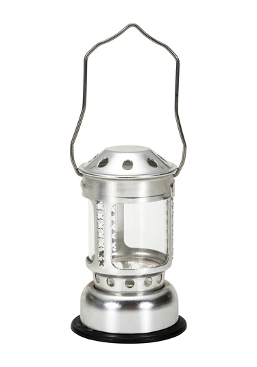 Gümüş Taşınabilir Mum Fener Gece Balıkçılığı Asılı Açık Kamp Y27407sr Gümüş Gümüş