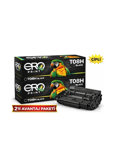 Çipli Canon T08h - 3010c006 Uyumlu Toner - 2'li  Paket