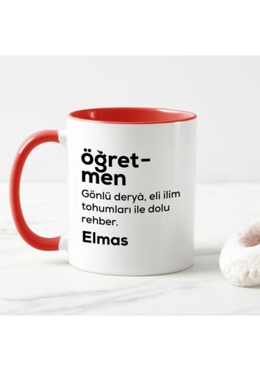 Kişiye Özel Öğretmen Kelime Anlamı Kupa Bardak Ha22
