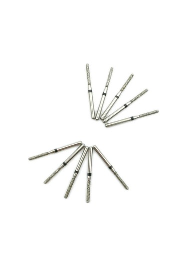 10 Adet Diş Elmas Burs Matkap Parlatma Yumuşatma Beyazlatma Süper Kaba Fg 1.6mm Yüksek Hızlı El Aleti Sf-11s