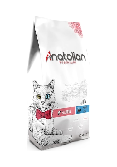 Anatolian Premium Somon Etli Yetişkin Kedi Maması 10 KG