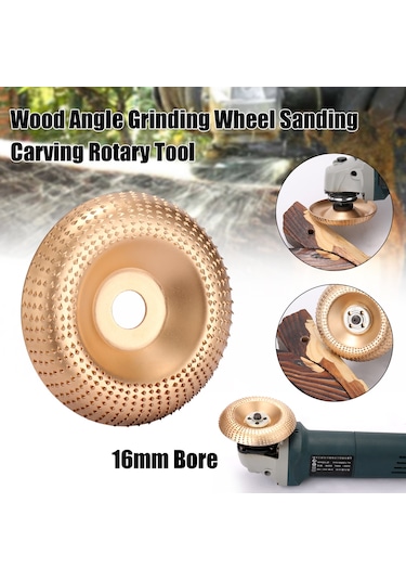 Springsun Ahşap & Karbon Çeliği İçin Açılı Taşlama Diski - Zımpara, Oyma, Döner Alet Uyumlu