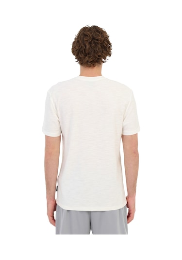 Quiksilver Slub Roundneck Beyaz Erkek Kısa Kol T-shirt