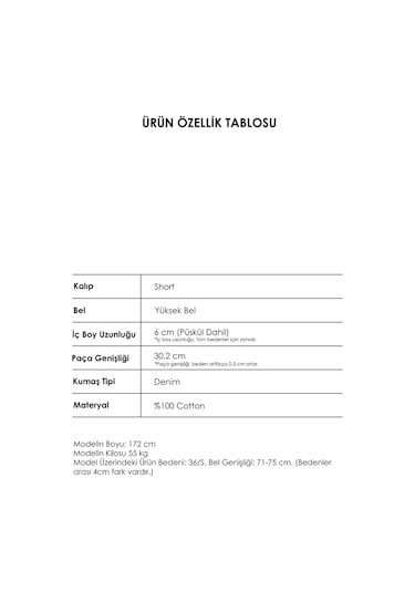 Itsbasic Kadın Snow Kot Rengi Luna Paça Püsküllü Mini Denim Şort