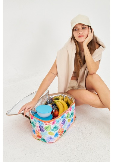 Superbag 22 Litre Piknik/kamp Çantası Sepeti. Termal Termos Çanta Sıcak-soğuk Koruma Sağlar Luna-20250137 Luna Çok Renkli