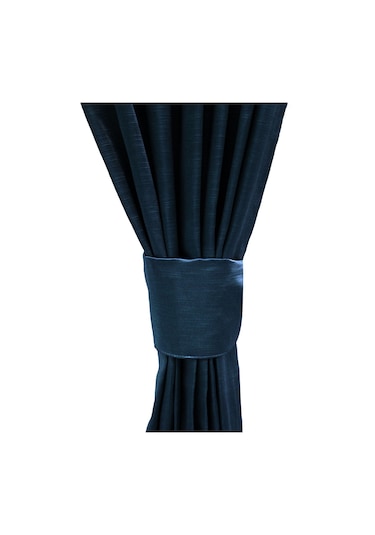 Premier Home Saten Fon Perde 140x260 Lacivert
