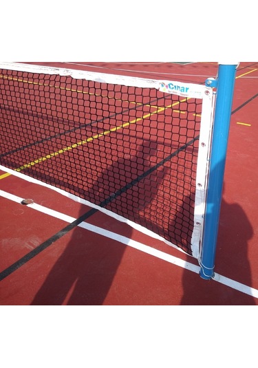 Via Sabit Ankrajlı Tenis Direği Ve Diomond Tenis Filesi