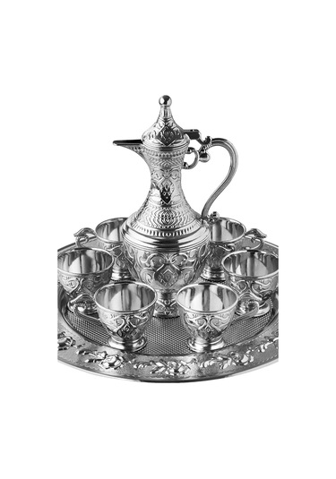 Safir 8 Parça Zemzem Takımı Gümüş Renk