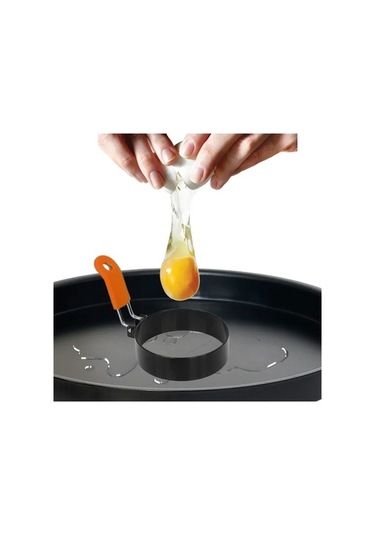 Besthome1 4'lü Demir Omlet Kalıbı - Anti Yapışkan İle Mükemmel Yumurtalı, Pancake Ve Sandviç Şekillendirme Kırmızı, Yeşil, Mav Çok Renkli