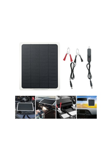 Wezone 15w Güneş Paneli Seti - Çift Usb & Type-c, Su Geçirmez, Ev/ofis/araç İçin Taşınabilir Şarj Çözümü