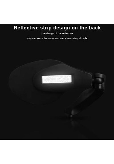 Xbyc 4014 Reflektörlü Gidon Bağlantılı Ayna Geniş Açılı Ayarlanabilir Bisiklet Dikiz Aynası