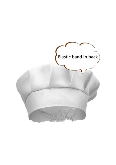 Ulzyvf Yemek Ve Ve Seti Şef Şapkası Pişirme Parçalı Önlüğü İçin Çocuk Boyama Beyaz 10 Su Beyaz