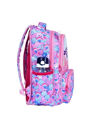 Pembe Kedi Baskılı, Su Geçirmez, Ortopedik Sırt Özellikli İlkokul