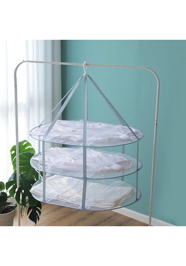 Sones Katlanabilir Kurutmalık Çamaşır Filesi Askılı Kazak Kurutma Askısı, Özellikler: 61 X 76 Cm 1 Katman Diğer