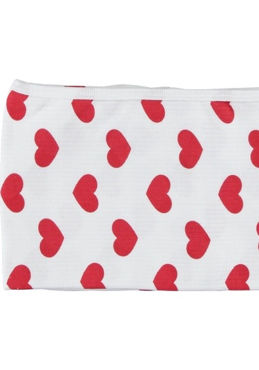 Kız Bebek Uyku Battaniyesi Pamuklu Tek Kay Battaniye 0-12 Ay Beyaz