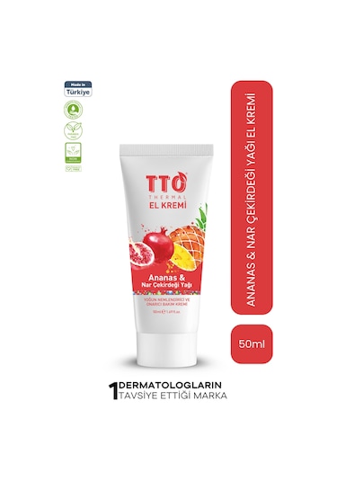 Tto Thermal El Kremi Ananas & Nar Çekirdeği Yağı 50 Ml