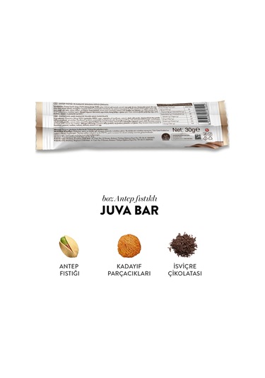 Juva Antep Fıstığı Ve Kadayıflı Dubai Çikolatası Bar, 30g