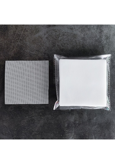 10x10cm 100 Adet-saksı Delik Örgü Pedi, Bonsai Saksısı Alt Izgara Mat, Toprak Kaybını Önler, Nefes Alabilen Yayılım İstasyonu, 10 Adet, 100 Adet