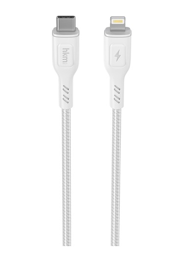 Knit 30W Hızlı Şarj Destekli Type-C To Lightning Şarj Ve Data Aktarım Kablosu 1 Metre Beyaz