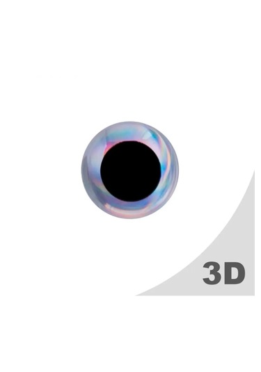 3d Göz - 7 Mm - Jig Rapala Kaşık Silikonlar Için Yapay Göz - 50 A