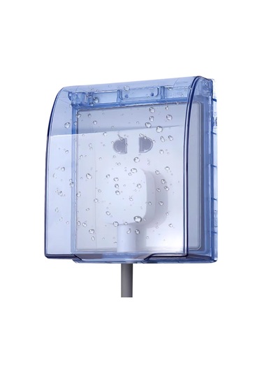 Priz Kapağı, Banyo Lavabo Islak Priz Koruma Kapağı, Sudan Koruyan Kapak, Açılır Kapanır, Priz Soket Koruyucu,