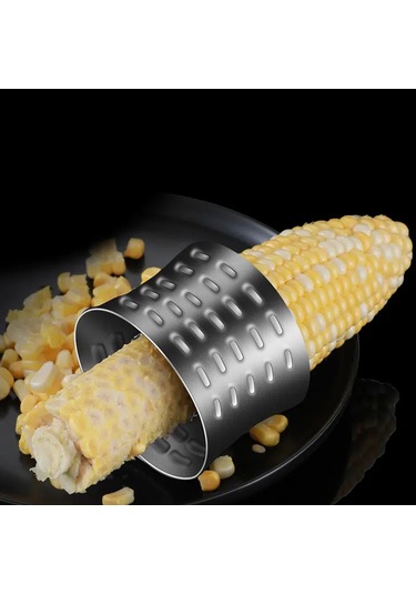 Dofolink 304 Paslanmaz Çelik Mısır Soyucu, Gıda Kalitesi, Keskin Dişli Tasarım, Hızlı Ve Güvenli Mısır Soyma Aleti, Mutfak Gereci