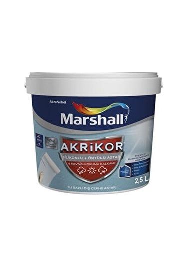 Akrikor Silikonlu Örtücü Astar 10 Kg