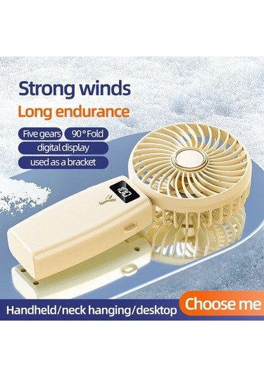 Ambition El Mini Fan Katlanabilir Taşınabilir Boyun Asılı Fanlar