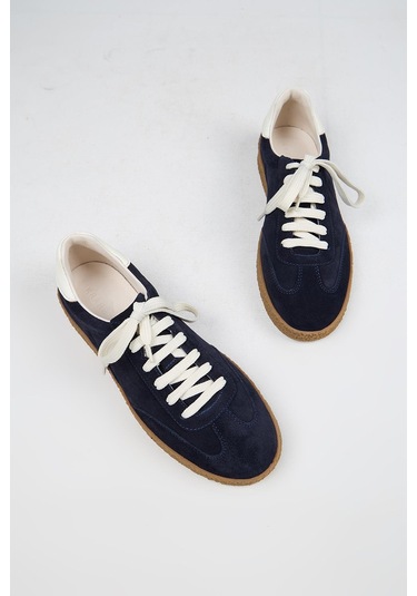 Krahe Palminteri 2 Erkek Hakiki Deri Bağcıklı Laci-ekru Sneakers