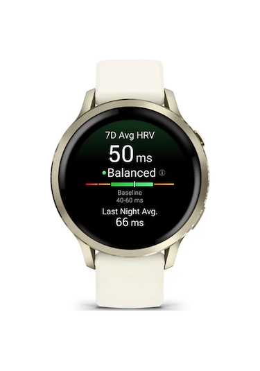 Garmin Venu 4 - 41 MM Lunar Gold Silikon Kordon Akıllı Saat (Distribütör Garantili)