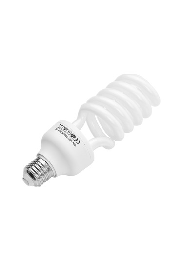 D10242-220v Spiral Floresan Ampul 45w 5500k Gün Işığı E27 Soket Beyaz