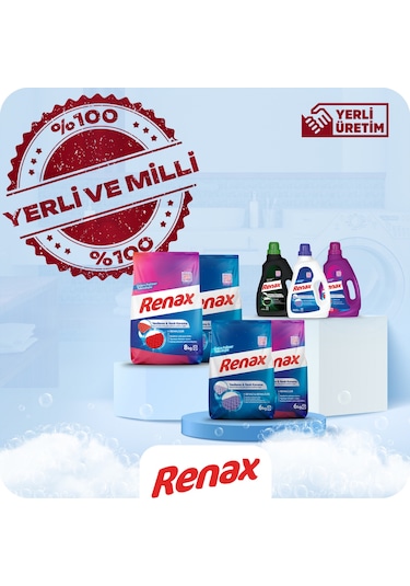 Renax Sıvı Çamaşır Deterjanı Siyahlar 2520 ML