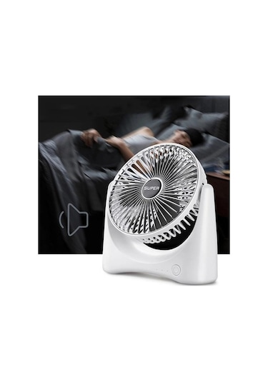 Novahub Mini Masa Fanı Sessiz 3 Hızlı Usb Şarjlı Bebek Ve Hamileler İçin Masa Vantilatörü Ev Ve Ofis Kullanımı
